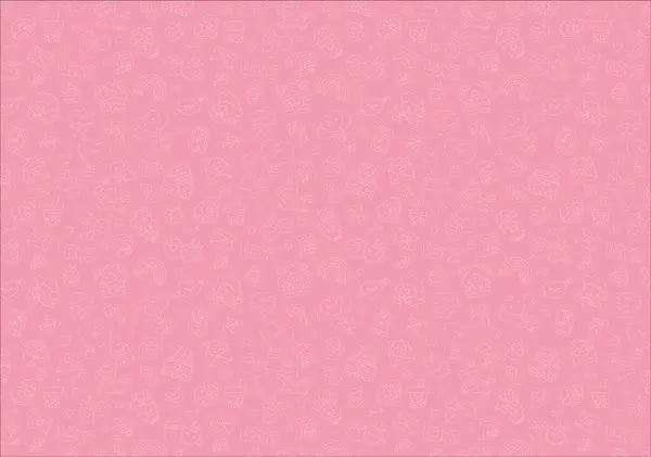 子供のためのベクトルカワイサンバレンタインモノクロの背景 ユニコーン ハートでかわいい漫画の背景 白い要素が付いているピンクのデジタルペーパー 伝統的な愛の休日のシンボル — ストックベクタ