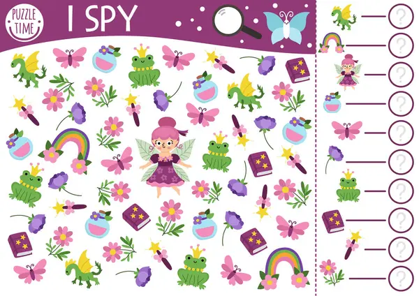 Peri Diyarı. Çocuklar için casusluk oyunu. Çiçek perisi, değnek, gökkuşağı, ejderha, büyü kitabı ile araştırma ve sayma faaliyetleri. Peri masalı basılabilir çalışma tablosu. Küçük bir kızla basit bir fantezi bulmacası