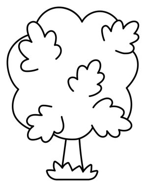 Siyah beyaz meşe palamudu ikonu. Sihirli nesne hattı klipsleri. Woodland fantezi bitkisi. Orman masalı illüstrasyonu, beyaz arka grubunda izole edilmiş renk sayfası