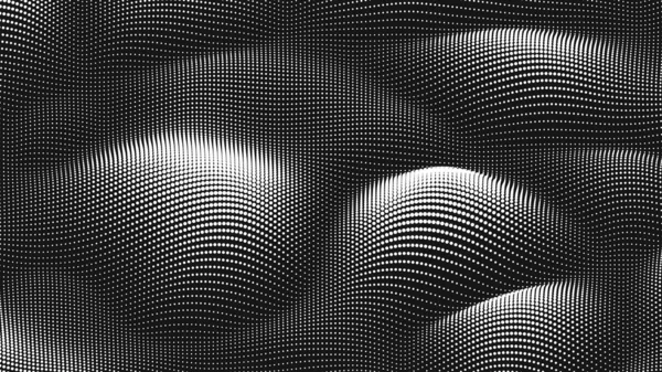 Point Wave Noise Texture Abstract Dot Background Technological Cyberspace Background — стоковый вектор