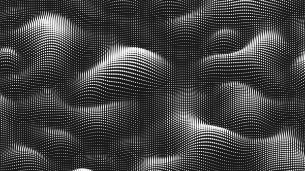 Point Wave Noise Texture Abstract Dot Background Technological Cyberspace Background — Image vectorielle