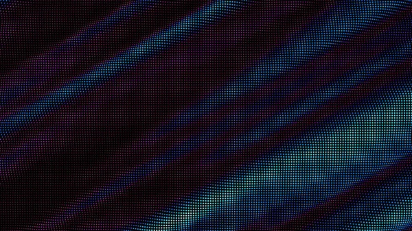 Хвилі Барвистих Точок Цифрові Спалахи Даних Точкового Масиву Футуристичний Елемент — стоковий вектор