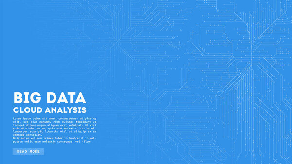 Большие облачные вычисления данных. Визуализация блокчейна. Циркуляционная доска.