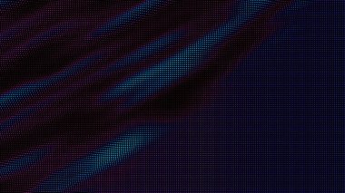 Renkli noktalar dalgaları. Nokta dizisinin dijital veri sıçraması. Fütürist pürüzlü UI elementi.