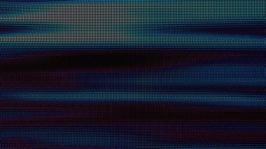 Renkli noktalar dalgaları. Nokta dizisinin dijital veri sıçraması. Fütürist pürüzlü UI elementi.