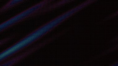 Renkli noktalar dalgaları. Nokta dizisinin dijital veri sıçraması. Fütürist pürüzlü UI elementi.