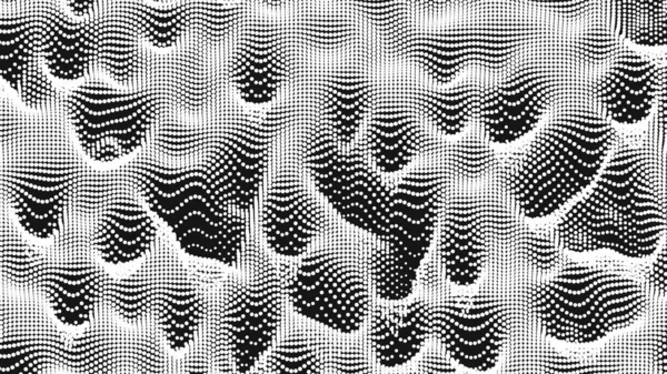 Nokta dalga ses dokusu. Soyut nokta arkaplanı. Teknolojik siber uzay arkaplanı