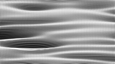 Pürüzsüz nokta dalga dokusu. Soyut nokta arkaplanı. Teknolojik siber uzay arkaplanı