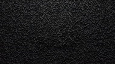 White Black Friday 3D metin siyah küçük kürelerden yukarı itme. Kara Cuma konsepti ortaya çıkardı. 3d canlandırma canlandırması.