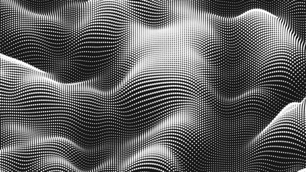 Point wave noise texture. Abstract dot background. Technological cyberspace background