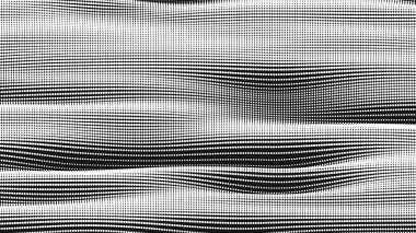 Pürüzsüz nokta dalga dokusu. Soyut nokta arkaplanı. Teknolojik siber uzay arkaplanı