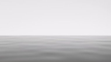 Siyah metal varil, ham petrol göletine sıvı su sıçratarak düşer. Petrol endüstrisi konsepti. 3d canlandırma canlandırması.