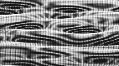 Pürüzsüz nokta dalga dokusu. Soyut nokta arkaplanı. Teknolojik siber uzay arkaplanı