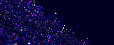 Kuantum hesaplama teknolojisinin makrosu. Büyük verilerin dijital desenleri. LLM AI öğrenme sürecinin mikro dünyası. Nano teknoloji sunumu. 3d resimleme.
