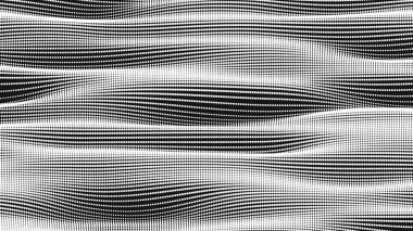 Pürüzsüz nokta dalga dokusu. Soyut nokta arkaplanı. Teknolojik siber uzay arkaplanı