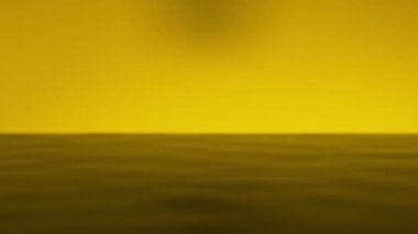 Siyah metal varil, ham petrol göletine sıvı su sıçratarak düşer. Petrol endüstrisi konsepti. 3d canlandırma canlandırması.