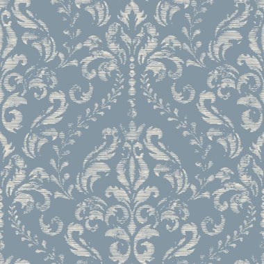 Fırça darbeleriyle kusursuz bir element. Klasik klasik İspanyol kumaşı, duvar kağıtları için pürüzsüz doku, tekstil.