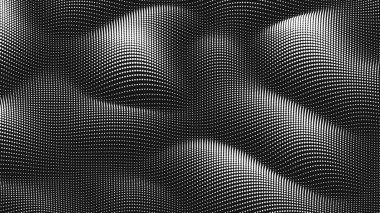 Point wave noise texture. Abstract dot background. Technological cyberspace background