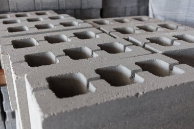 İnşaat için bir yığın beton..