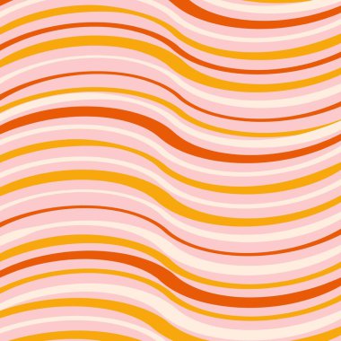 70 'lerin modası geçmiş hippi. Y2k estetik dalgalı harika çizgiler. Retro psychedelic tarzında modaya uygun vektör sıvısı arkaplanı.