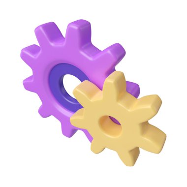 This is Services 3D Render Illustration Icon, high resolution jpg file, isolated on a white background