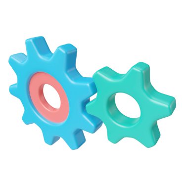 This is Services 3D Render Illustration Icon, high resolution jpg file, isolated on a white background