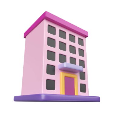 This is Office Chair 3D Render Illustration Icon, high resolution jpg file, isolated on a white background