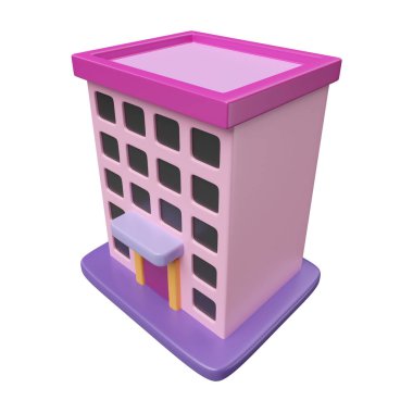 This is Office Chair 3D Render Illustration Icon, high resolution jpg file, isolated on a white background