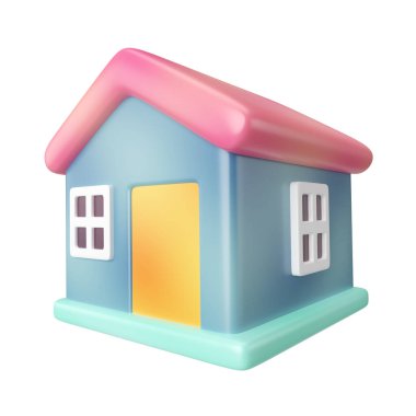 This is Business Property 3D Render Illustration Icon, high resolution jpg file, isolated on a white background