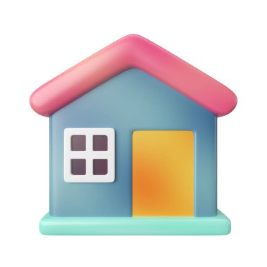 This is Business Property 3D Render Illustration Icon, high resolution jpg file, isolated on a white background