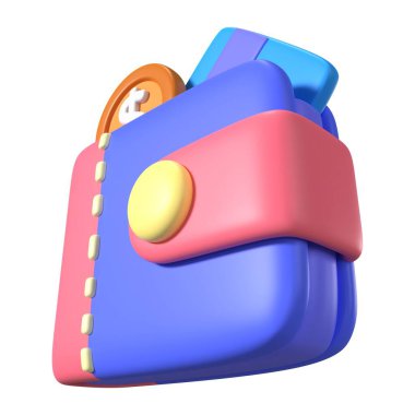 Bu E Cüzdan 3D Resim Simgesi, yüksek çözünürlüklü jpg dosyası, beyaz arkaplanda izole edilmiş