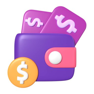 Bu E Cüzdan 3D Resim Simgesi, yüksek çözünürlüklü jpg dosyası, beyaz arkaplanda izole edilmiş