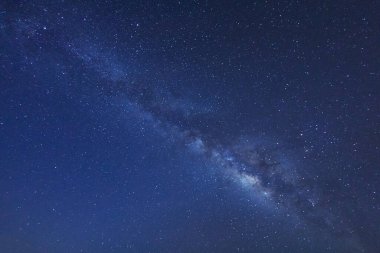 Samanyolu galaksisinin phitsanulok Tayland, açıkça. Uzun pozlama photograph.with tahıl