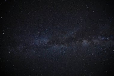 Samanyolu galaksisinin phitsanulok Tayland, açıkça. Uzun pozlama photograph.with tahıl