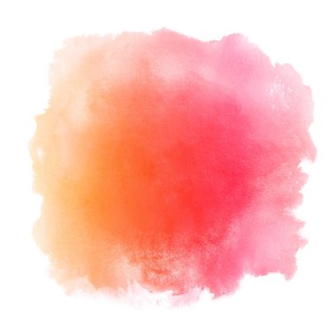 Soyut renkli el çekmek su renk arka plan