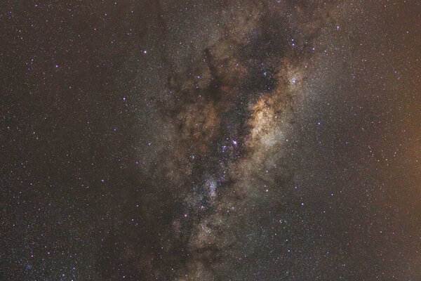 Галактика Млечный Путь со звездами и космической пылью во Вселенной