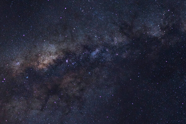 Звезды в космической пыли во Вселенной и галактике Млечный Путь 