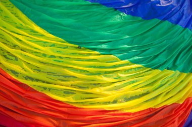 Balon ve su geçidine yakınlaşmanın soyut renk arkaplanı