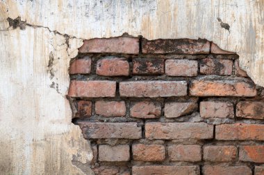 Çatlak eski duvar arka planı. Desenli arkaplan