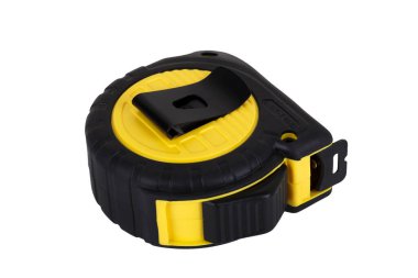 Beyaz arka grupta izole edilmiş bant ölçümü