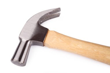 Beyaz bir sırtüstü çekiç.