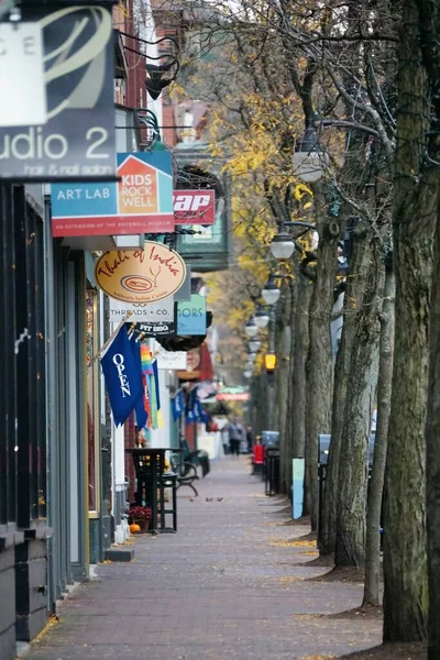 Corning New York October 2022 Shops Street Fall Season — Stock Photo, Image