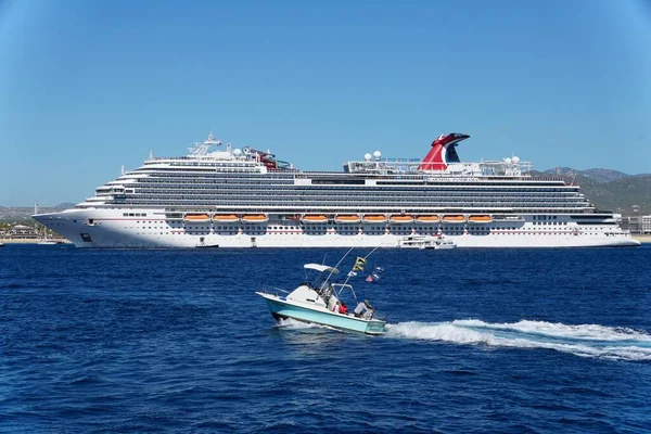 Cabo San Lucas Meksyk Listopada 2022 Karnawał Statek Wycieczkowy Mała — Zdjęcie stockowe