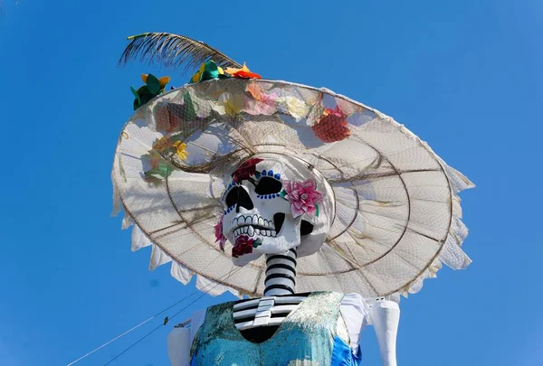 Puerto Vallarta Mexico November 2022 Close Head Shrine Display Day — Stock Photo, Image
