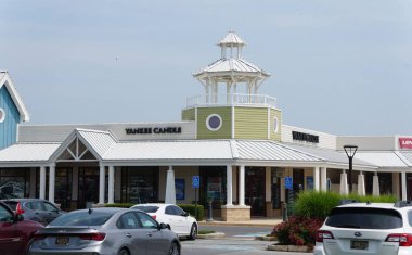 Rehoboth Beach, Delaware, ABD - 18 Haziran 2023 Yanki Mum mağazasının ön manzarası