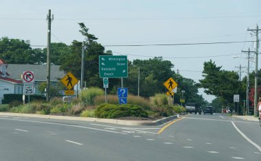 Dewey Beach, Delaware, ABD - 25 Ağustos 2023 Rehoboth Beach ve Dover 'da 1.