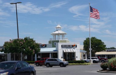 Rehoboth Beach, Delaware, U.S.A - June 23, 2024 - The new Mission BBQ restaurant at Tanger Outlet clipart