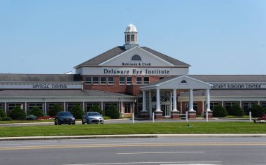 Rehoboth Beach, Delaware, ABD - 5 Temmuz 2024 Delaware Göz Enstitüsü 'nün ön manzarası