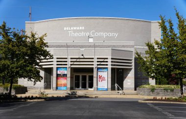 Wilmington, Delaware, ABD - 8 Eylül 2024 Delaware Tiyatro Şirketi 'nin ön görüntüsü