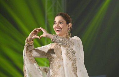 Burdwan, Purba Bardhaman District, West Bengal (India) - 28.01.2025: Indian actress Tamannaah Bhatia was present as the chief guest at the inaugural ceremony of 